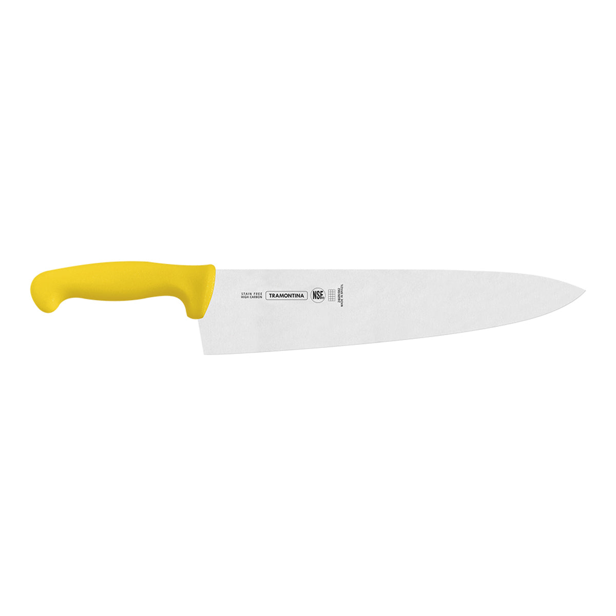 Cuchillo Chef 12 Pulgadas, Mango de Polipropileno Amarillo